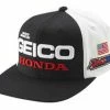 Casquette Team Geico Honda Noir / Blanc 100%