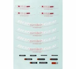 Sticker Bontrager Aeolus Xxx 2 Blanc / Rouge