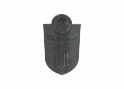 Trek Decal Diamant Headbadge Aluminum Ht Diameter: 46-48mm Black