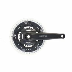 RMS Juego Bielas 24/34/42 C/p Acero, Color Negro