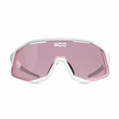 Lunettes KOO Demos Blanc Avec Verres Zeiss Rose -Velo Grand Magasin lunettes koo demos blanc avec verres zeiss rose 2