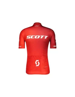 Maillot Scott RC Pro Manches Courtes Rouge Blanc
