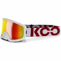 Masque KOO Edge Blanc Avec Ecran Zeiss Red Mirror