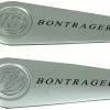 Pièces De Manivelle Bontrager Satellite. Paire De Capuchons De Boulons. Argent